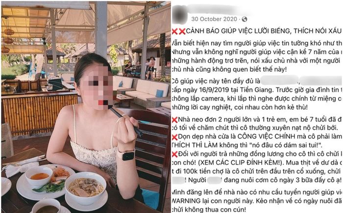 'Mẹ kế' nghi bạo hành bé gái 8 tuổi tử vong: Từng 'bóc phốt' giúp việc lười biếng, lo lắng bé V.A bị đánh