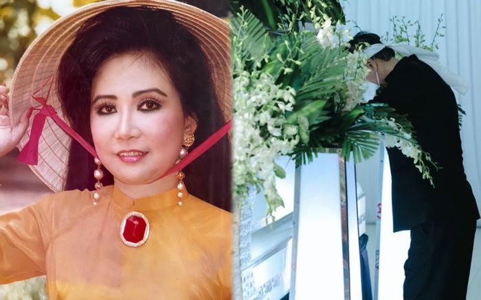 Xót xa hình ảnh NSƯT Thanh Điền gục bên linh cữu cố NSƯT Thanh Kim Huệ, nhắn nhủ một câu nghẹn ngào