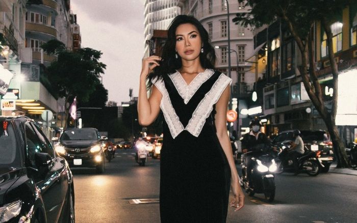 Không lên đồ cắt xẻ, Minh Tú kín kẽ mà ngọt ngào, hút chặt ánh mắt bao người