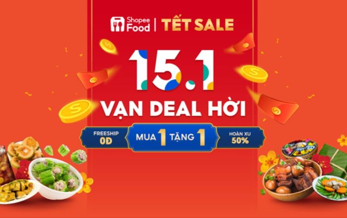 Bí quyết tổ chức tiệc đón năm mới cùng loạt deal 'xịn' từ ShopeeFood