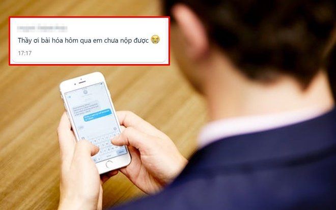 Lo lắng vì chưa kịp nộp bài, nam sinh nhận được tin nhắn của thầy giáo ngày đầu năm mà rưng rưng cảm động