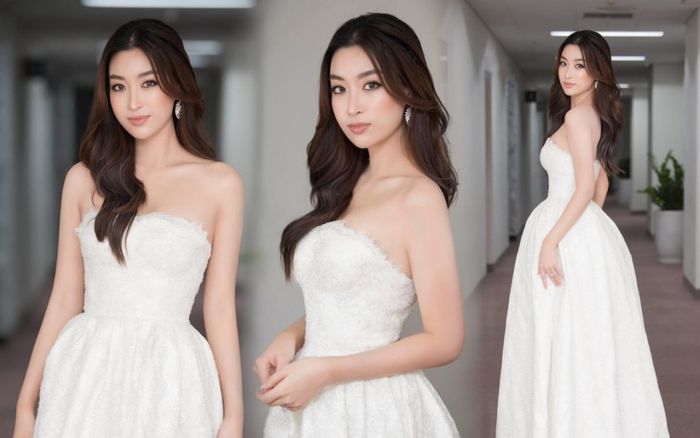 'Nàng thơ' Đỗ Mỹ Linh xinh đẹp tựa công chúa bước ra từ cổ tích với váy trắng tinh khôi