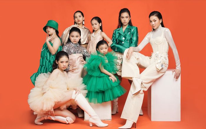 Siêu mẫu Thanh Hằng đẹp mặn mà, posing cùng dàn mẫu nhí trong bộ ảnh đầu năm