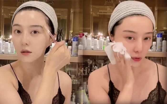 Phạm Băng Băng bán mỹ phẩm, dùng cả bàn chải đánh răng để trang điểm