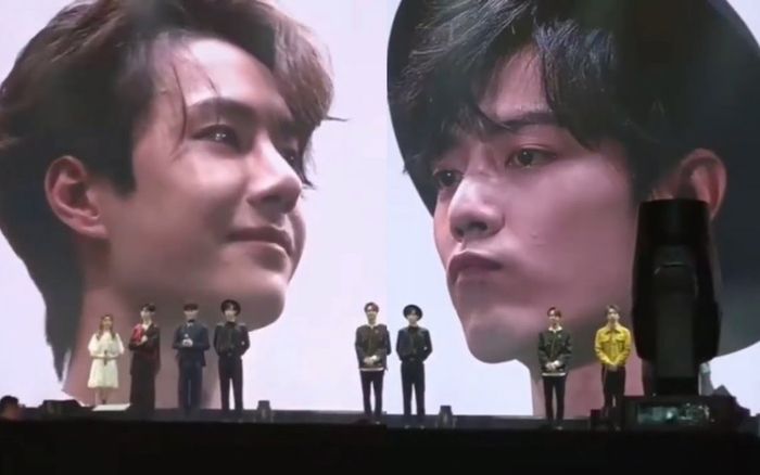 Fan bồi hồi nụ hôn Vương Nhất Bác dành cho Tiêu Chiến và những giọt nước mắt đầm đìa trên sân khấu