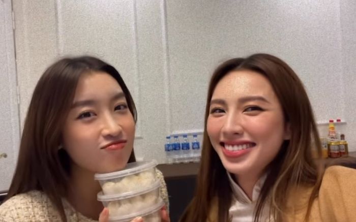Khoảnh khắc dễ thương khi Đỗ Mỹ Linh hội ngộ Thùy Tiên khiến fan rần rần