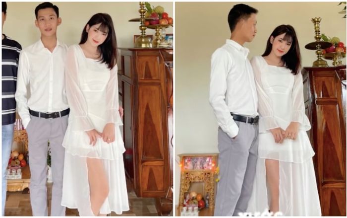 Trai tân sánh đôi cùng mẹ đơn thân hơn 8 tuổi, nhan sắc nàng thơ gây ngỡ ngàng với dáng đứng tinh tế