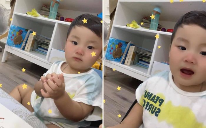 Cậu ấm nhà Hòa Minzy biết mở điện thoại tự giao lưu với khán giả, 'hút fan' hơn cả mẹ