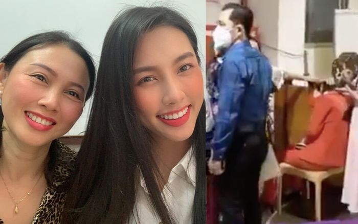 Clip mẹ Hoa hậu Thùy Tiên ngất xỉu trước giờ gặp con gái