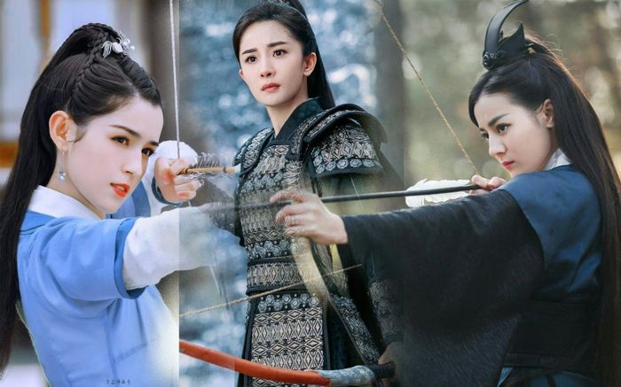 8 mỹ nhân Cbiz đọ khí chất bắn cung: Nhiệt Ba - Lệ Dĩnh oai phong xuất thần nhưng phải học hỏi Dương Mịch