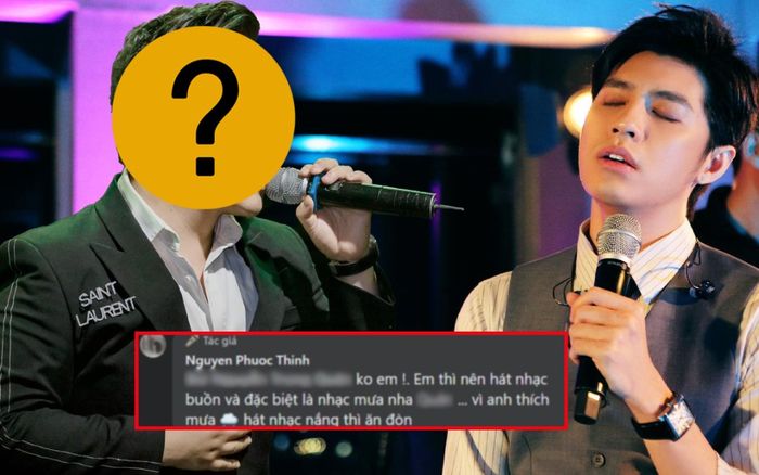 Nam ca sĩ bất ngờ tiết lộ không muốn hát nhạc buồn nữa, Noo Phước Thịnh liền để lại bình luận 'cảnh cáo'