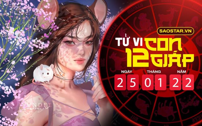Tử vi hôm nay thứ 3 ngày 25/1/2022 của 12 con giáp: Tý được Thần Tài chiếu cố, Mùi gặp nhiều áp lực