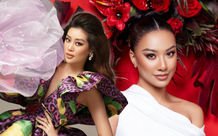 Vắng mặt Thúy Vân, 'hội chị em Hoàn vũ' Khánh Vân - Kim Duyên khoe sắc với bộ ảnh chào Xuân