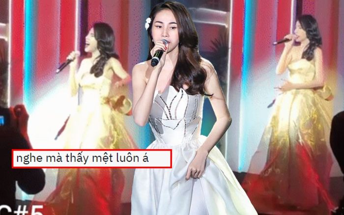 Clip Thủy Tiên biểu diễn live tại sự kiện âm nhạc, nhưng sao giọng hát lại gây ra nhiều tranh cãi thế này