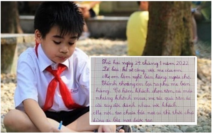 Học trò lớp 2 kể về mẹ chân thật đến từng chi tiết, để lộ tính cách 'giang hồ' khiến mẹ cũng phải ái ngại