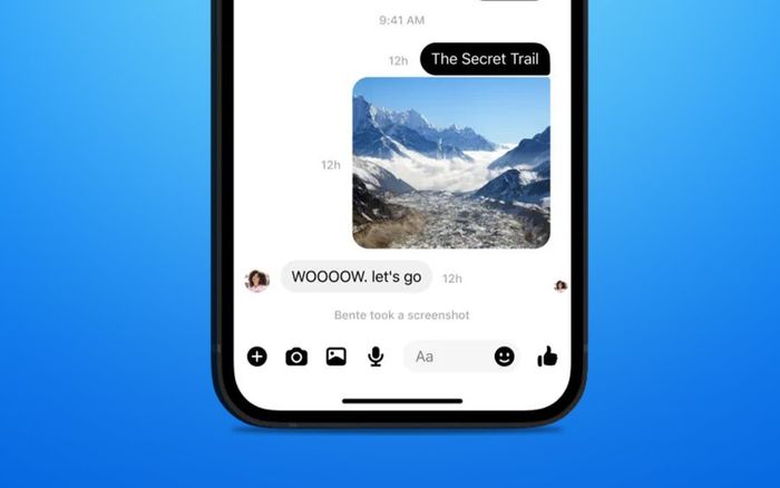 Từ nay, bạn sẽ nhận thông báo khi có người chụp ảnh màn hình chat Facebook