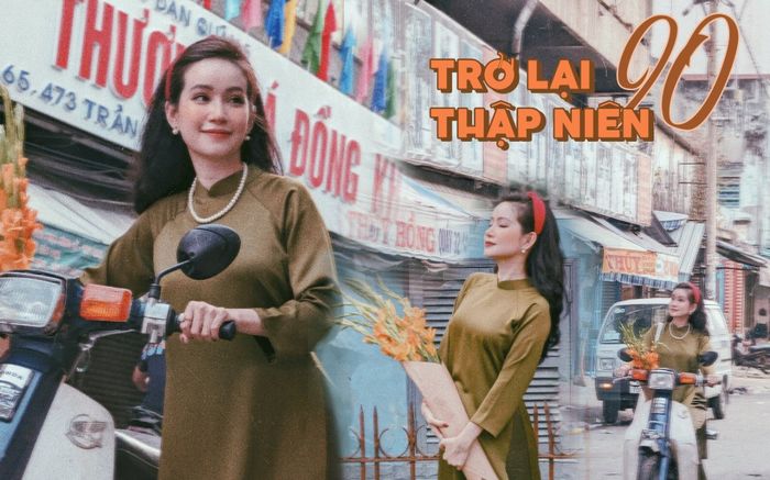 Doanh nhân Huyền Cò 'trở về' thập niên 90 trong bộ ảnh đậm chất Tết xưa