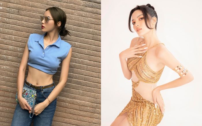 Kỳ Duyên nay eo thon nhỏ xíu cực 'cháy', quá khứ béo trùng trục đã rời xa