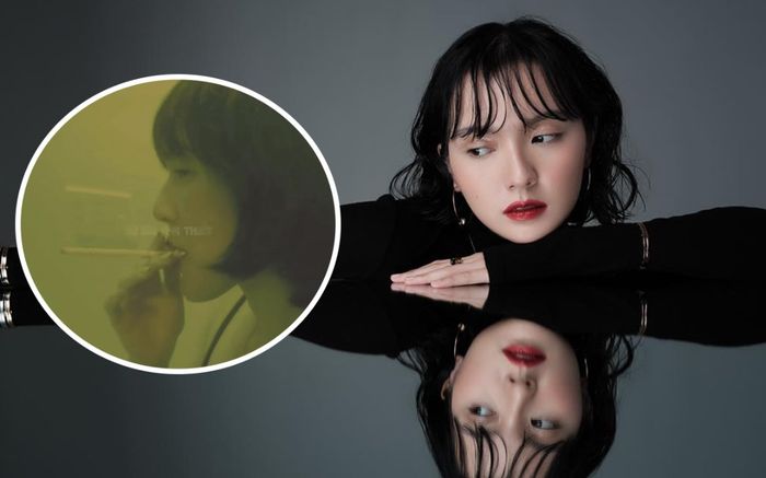 Tái xuất sau drama 'trà xanh' với Sơn Tùng, Hải Tú 'lên đồ' hút thuốc phì phèo trong MV mới?
