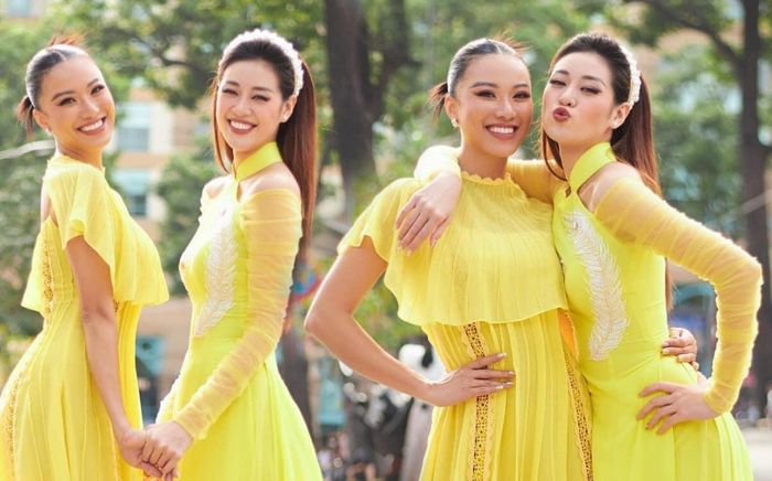 Kim Duyên - Khánh Vân tay trong tay dịu dàng du xuân, ngầm khẳng định tình chị em 'rất bền lâu'