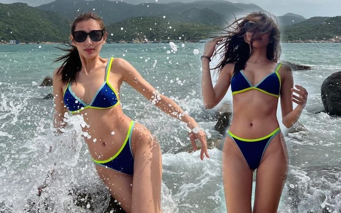 Hậu trường bị gió giật sóng xô của Thùy Tiên, vóc dáng vẫn đỉnh, 'bắn ảnh' mlem chất ngất