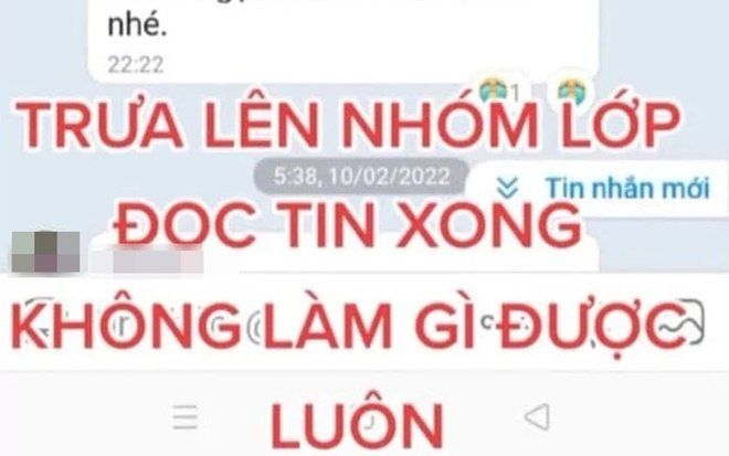 Cô giáo thông báo lịch đi học trở lại, dòng tin nhắn bất ngờ của một phụ huynh khiến tất cả nín lặng