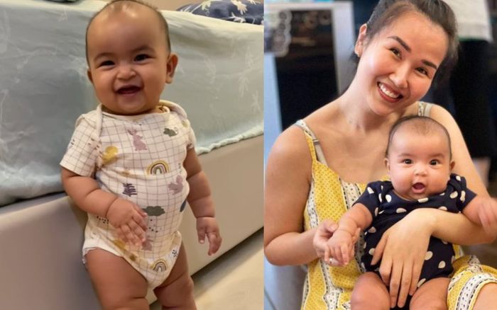 Võ Hạ Trâm khoe con gái mới 6 tháng tuổi đã đứng cứng cáp, khẳng định ăn chay trường vẫn khỏe mạnh