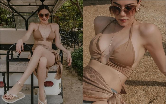 Hồ Ngọc Hà khoe body mlem với áo tắm 2 mảnh, dân tình lại một phen trầm trồ