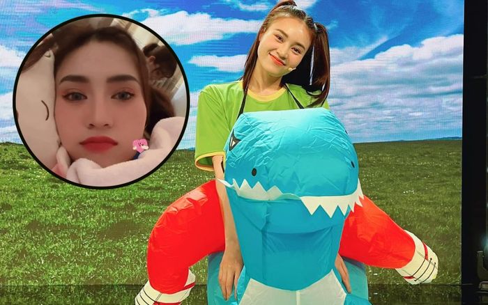 Theo trend 'con bạch tuộc kêu', Ninh Dương Lan Ngọc nằm yên vẫn khiến fan u mê với loạt biểu cảm cực cưng