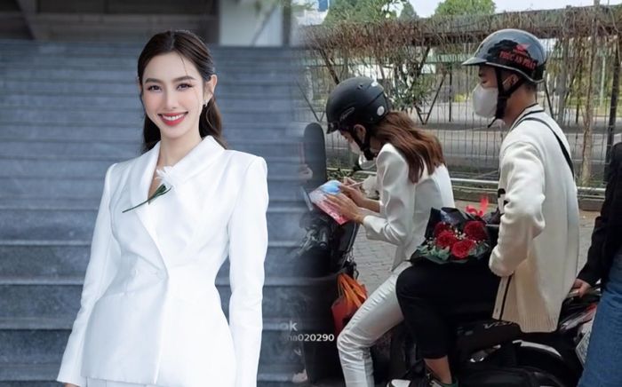 Ăn vận sang chảnh nhưng Thùy Tiên chẳng ngại chạy xe máy chở trợ lý