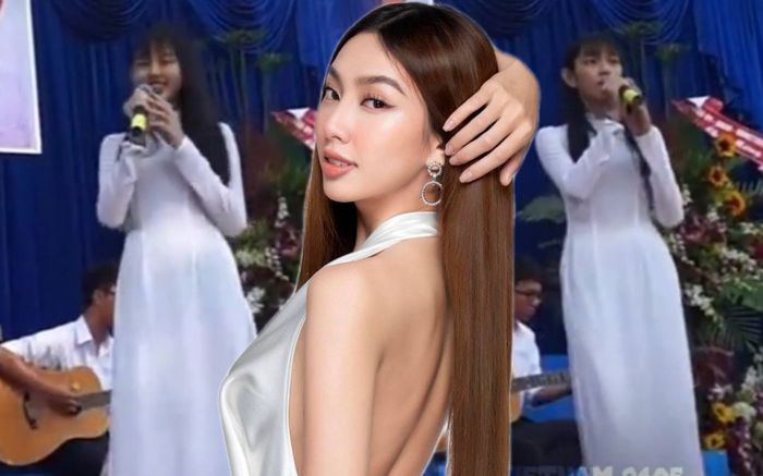 Fan thích thú clip Thùy Tiên diễn văn nghệ thời học sinh, giọng hát có khác biệt với bây giờ?