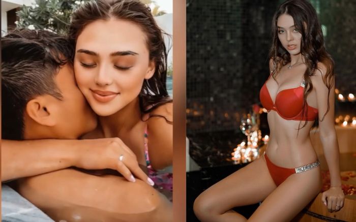 Loạt ảnh ngọt ngào, nóng bỏng của thủ môn Bùi Tiến Dũng và nàng mẫu Ukraine