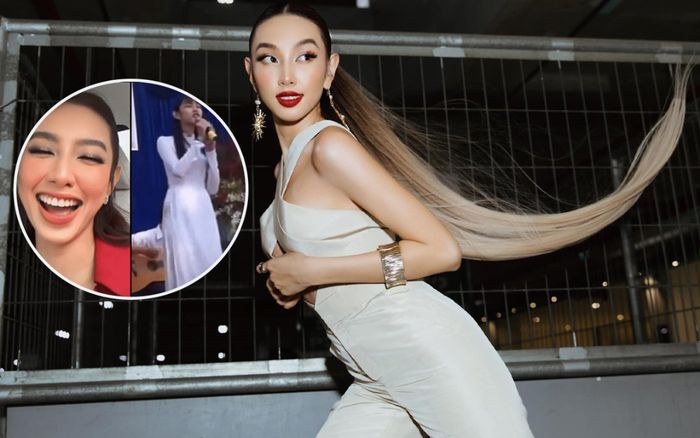 Bị 'đào' lại clip hát văn nghệ tại trường thuở đi học, Thùy Tiên liền có phản ứng hết sức dễ thương