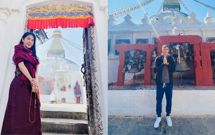 Vợ chồng Công Vinh - Thủy Tiên hạnh phúc trong chuyến du lịch đầu năm, tiết lộ 'đi để trở về'