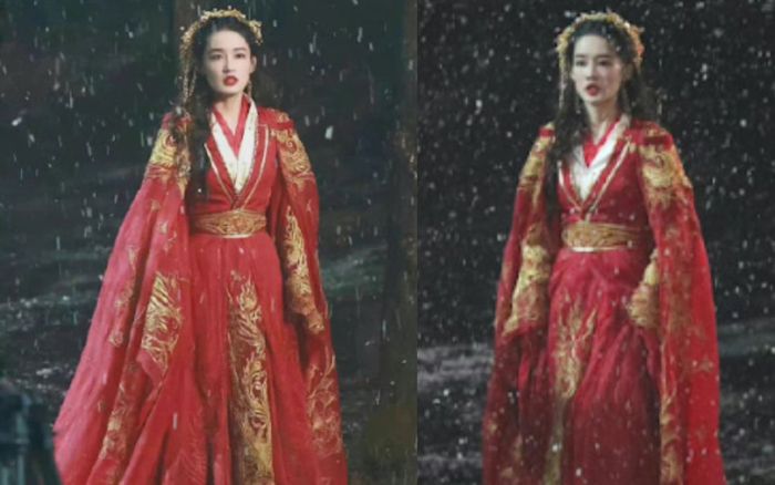 Lý Thấm đẹp mê hồn trong tạo hình hồng y tân nương, nhưng đây mới là điều khiến fan lo lắng