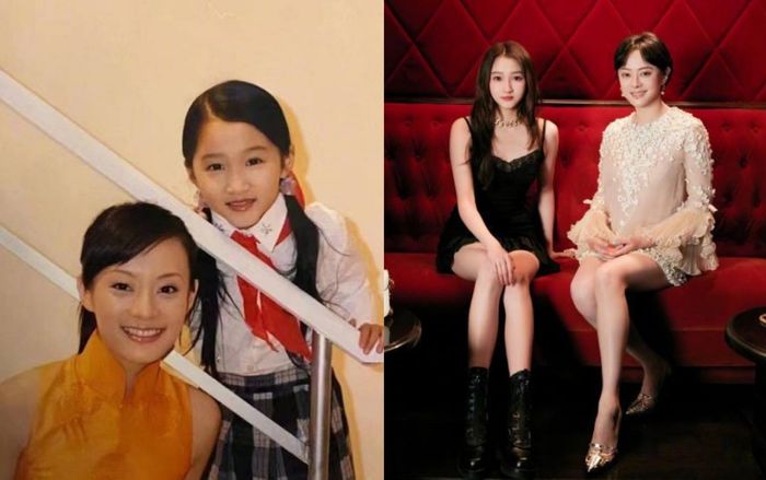 Quan Hiểu Đồng hội ngộ Tôn Lệ sau 18 năm: Từ cô bé đáng yêu đã trở thành thiếu nữ xinh đẹp