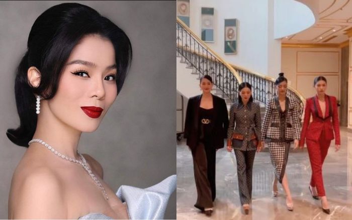 Lệ Quyên thả dáng bên các nàng hậu: Thần thái đỉnh cao, catwalk đầy tự tin