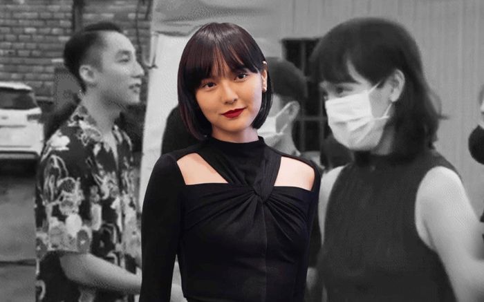 Netizen tranh cãi clip Hải Tú thực hiện hành động đặc biệt khi thấy Sơn Tùng ra trường quay