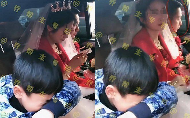 Ngày mẹ tái hôn, con trai khóc gục bên xe đón dâu, nhìn thái độ của chú rể nhiều người lại càng xót xa