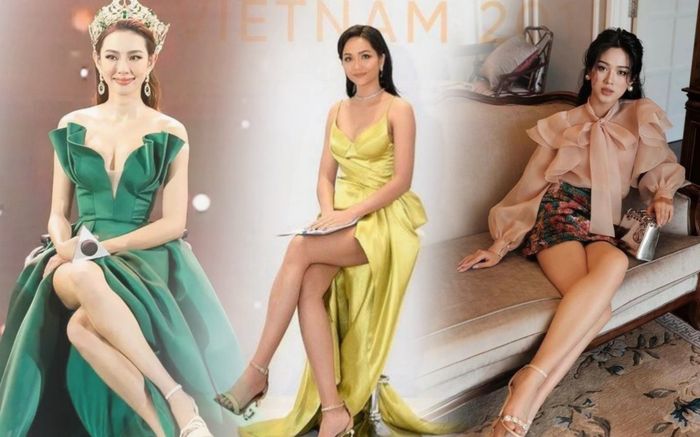 H'Hen Niê, Thùy Tiên, Đỗ Thị Hà ngồi thế nào khi mặc váy siêu ngắn mà không sợ lộ hàng?