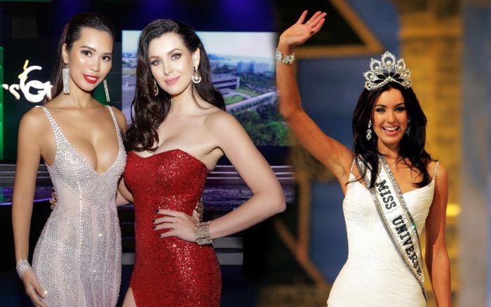 Fan 'hả dạ' khi Miss Universe 2005 chính thức ngồi ghế nóng Hoa hậu Hoàn vũ Việt Nam 2022