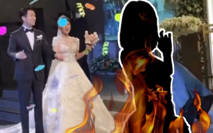 Nữ ca sĩ đình đám nhảy múa cực nóng bỏng trước mặt chú rể, phản ứng của cô dâu khiến ai cũng bất ngờ