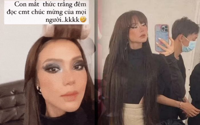 Ngay sau khi được cầu hôn, Minh Hằng xuất hiện với vẻ ngoài quá khác