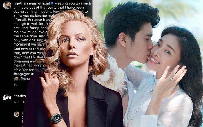 Ngôi sao hành động Hollywood - Charlize Theron gửi lời chúc mừng đến Ngô Thanh Vân và Huy Trần