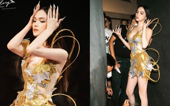 Visual 'cuỗm hào quang' của Hương Giang chiếm trọn spotlight trên sàn catwalk