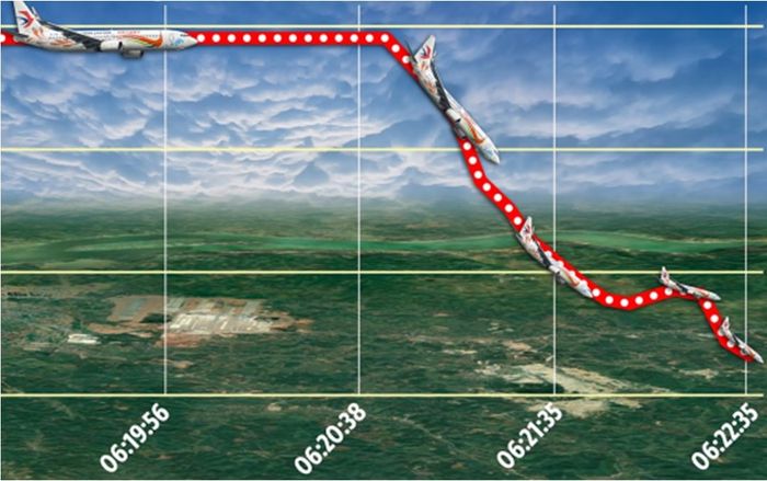 Máy bay chở 132 người gần như lao thẳng đứng, hãng bay Trung Quốc xác nhận nạn nhân thiệt mạng