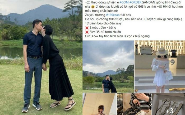 Đôi dép Hiền Hồ diện khi kề má 'anh họ' được bán đại hạ giá chỉ 100k