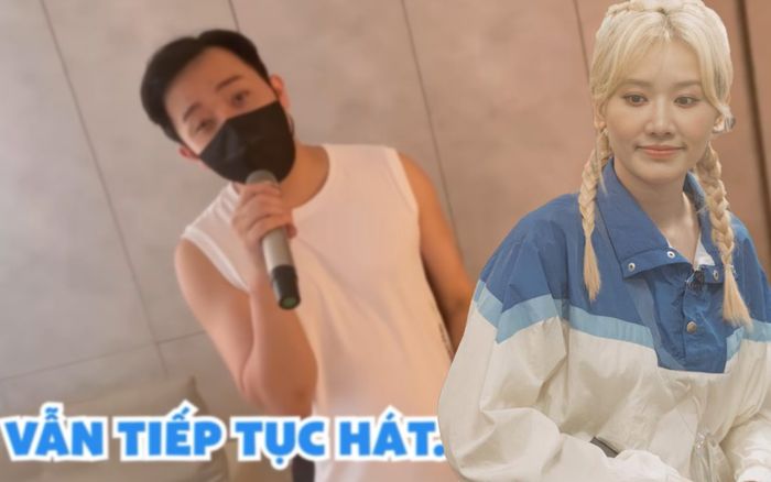 Hari Won phản ứng 'căng cực' khi thấy Trấn Thành miệt mài ca hát không đeo khẩu trang dù đang mắc COVID