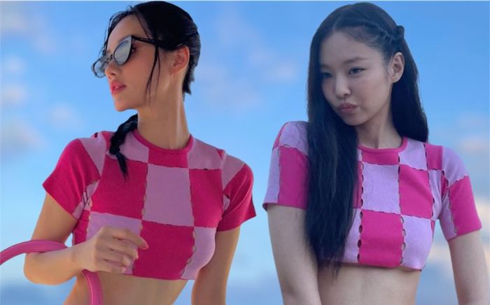 Chiếc áo bé tẹo tạo nên màn 'chiến' nhau khốc liệt giữa Jennie và Khánh Linh