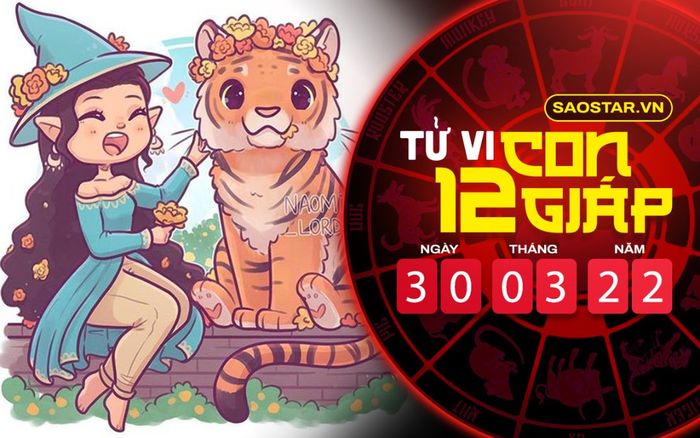 Tử vi hôm nay thứ 4 ngày 30/3/2022 của 12 con giáp: Dần tài lộc lên xuống bất ổn, Tuất đổ vỡ tình cảm